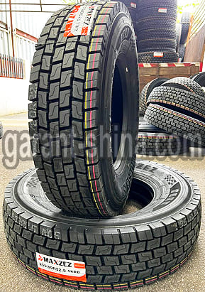 Maxzez MD656 (приводная) 295/80 R22.5 152/149L 18PR - Фото шин с этикетками на складе